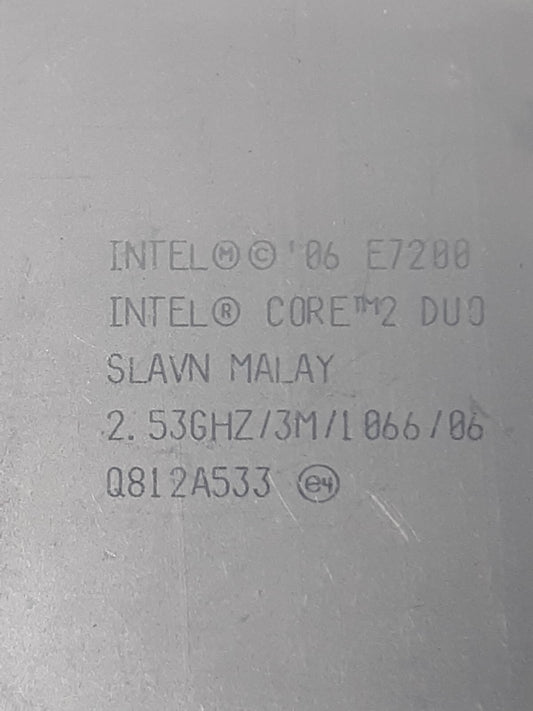 lot of 3 Intel Core 2 Duo E7200 E6550 L539A763  CPU Processor