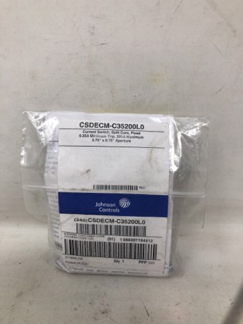 Johnson Control CSDECM-C35200L0 Current Switch, Split Core