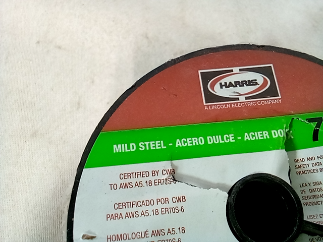 Harris mild steel roll 2lb. 70S6 .030" E70S6E2