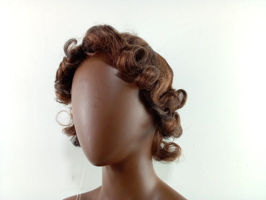 Kanekalon Wig Style: Suzy-S Color 2/30 Medium Auburn