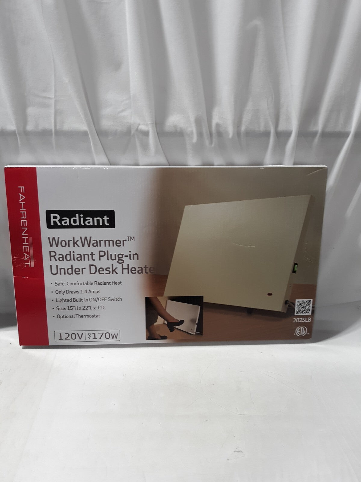 MARLEY Radiant Under Desk Panel Heater Model #202SLB