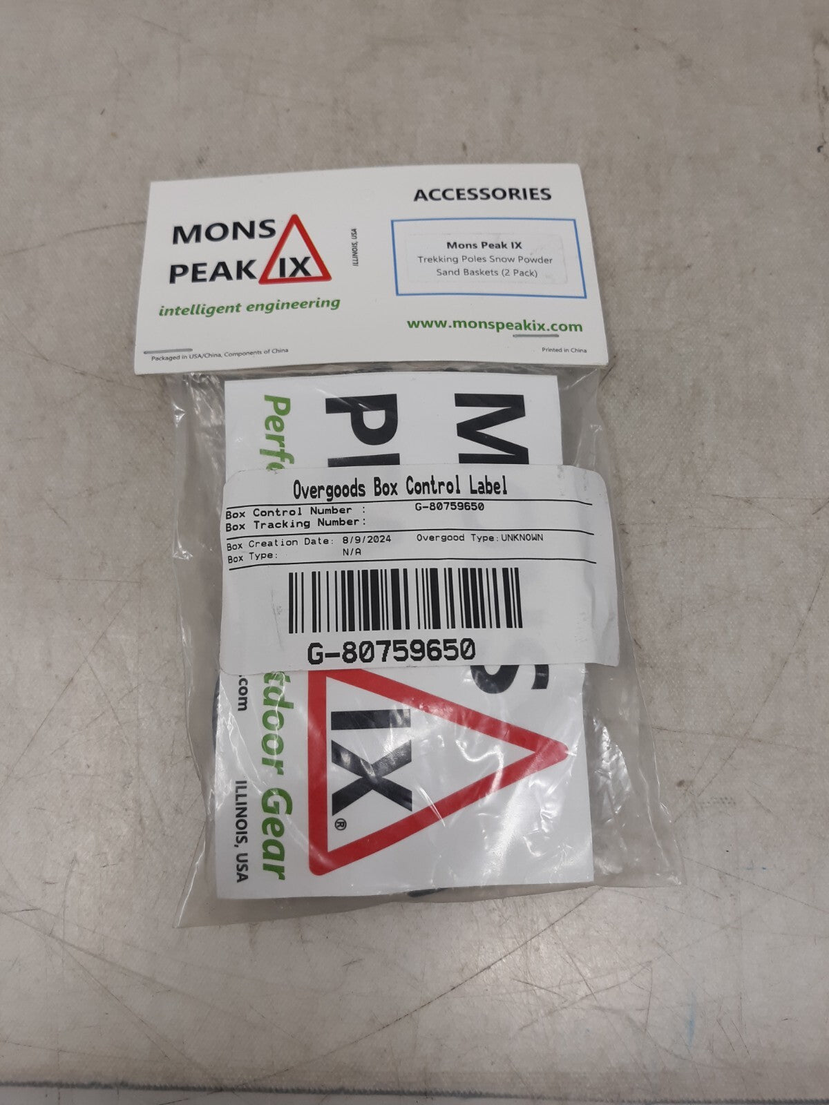 Mons Peak IX Trekking Pole Snow Basket 2PCS