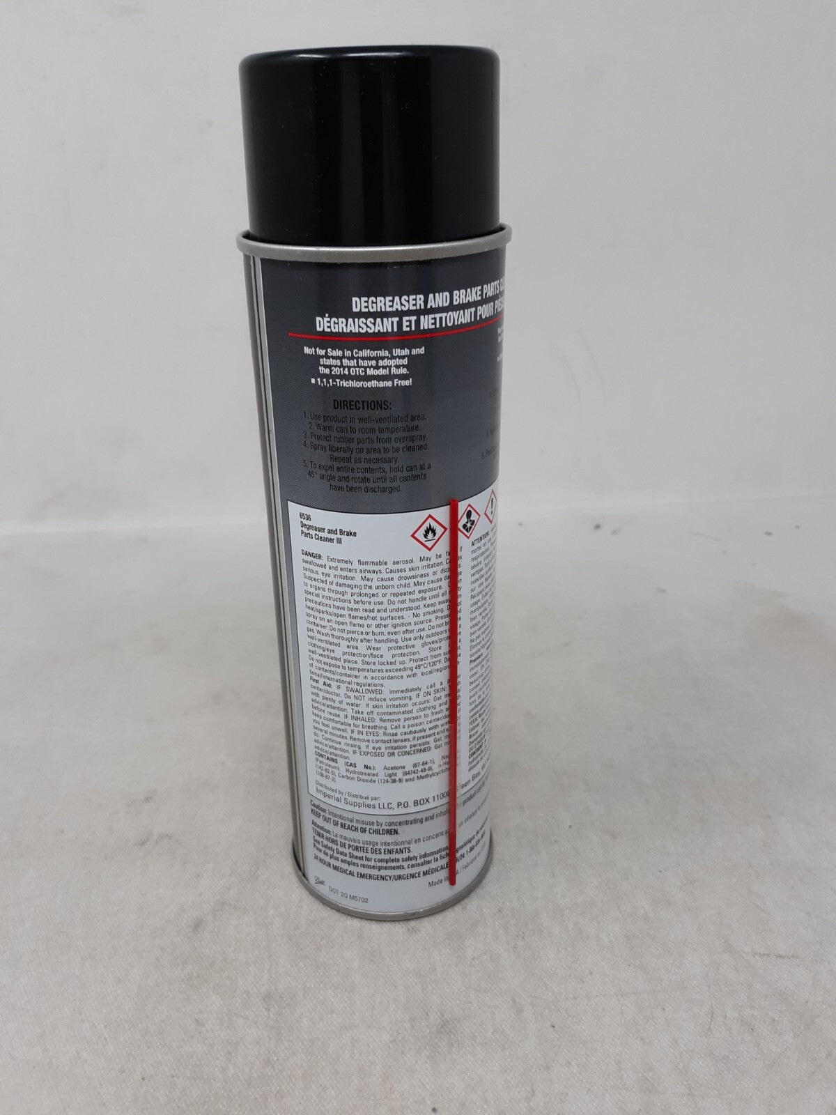 Degreaser and brake part cleaner 14oz Part No.6536