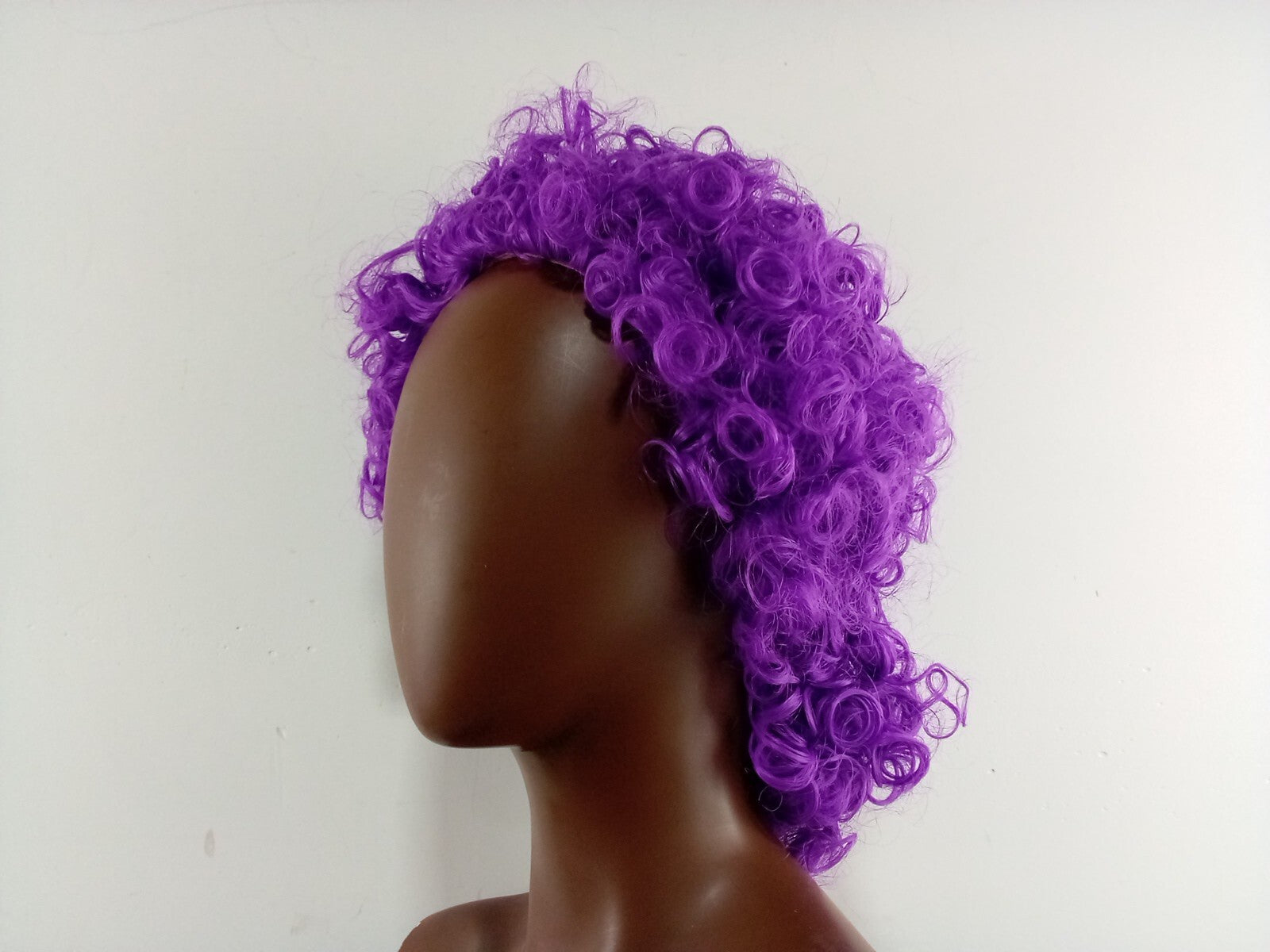Lacey Costume Wig of New York Collection - Long Curly Clown II Color: KAF Purple