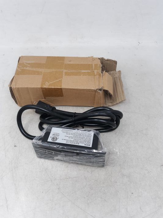 NANFAN Furniture Power Distribution Unit 2 USB Ports & 2 Outlets BLACK