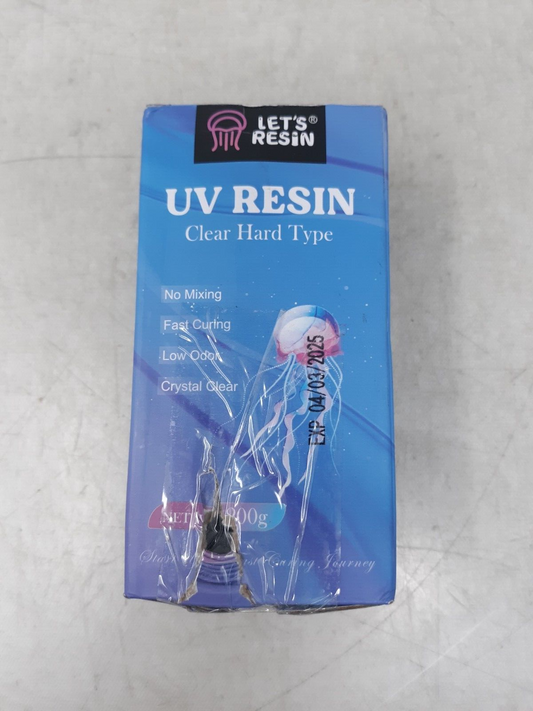UV Resin 200g Clear Hard Type One Minute Fast Curing Transparent Ultraviolet