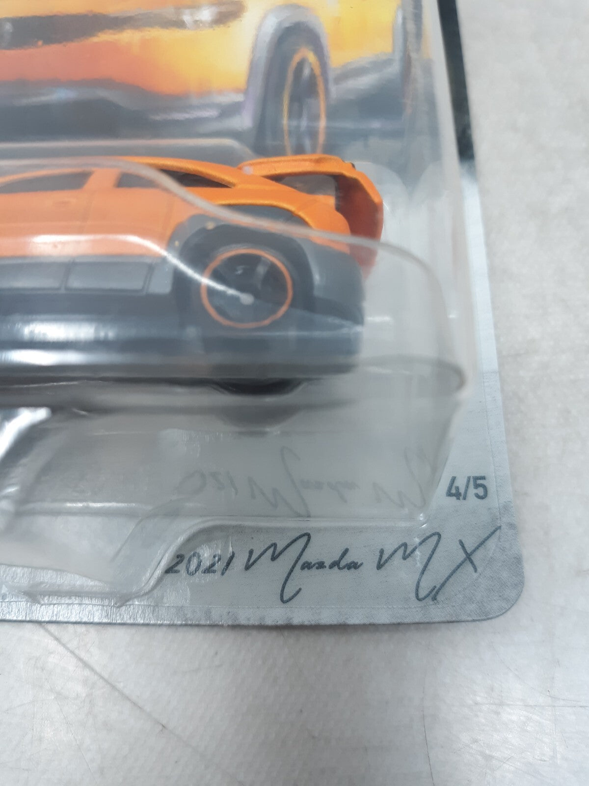 Matchbox Moving Parts 70 Year Special Edition 2021 Mazda MX Orange & Blk