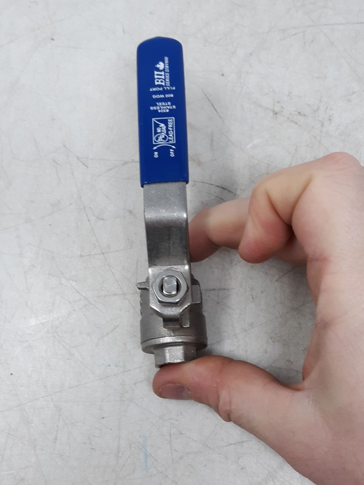 POWELL 1/4” 1000WOG CF8M BRASS VALVE