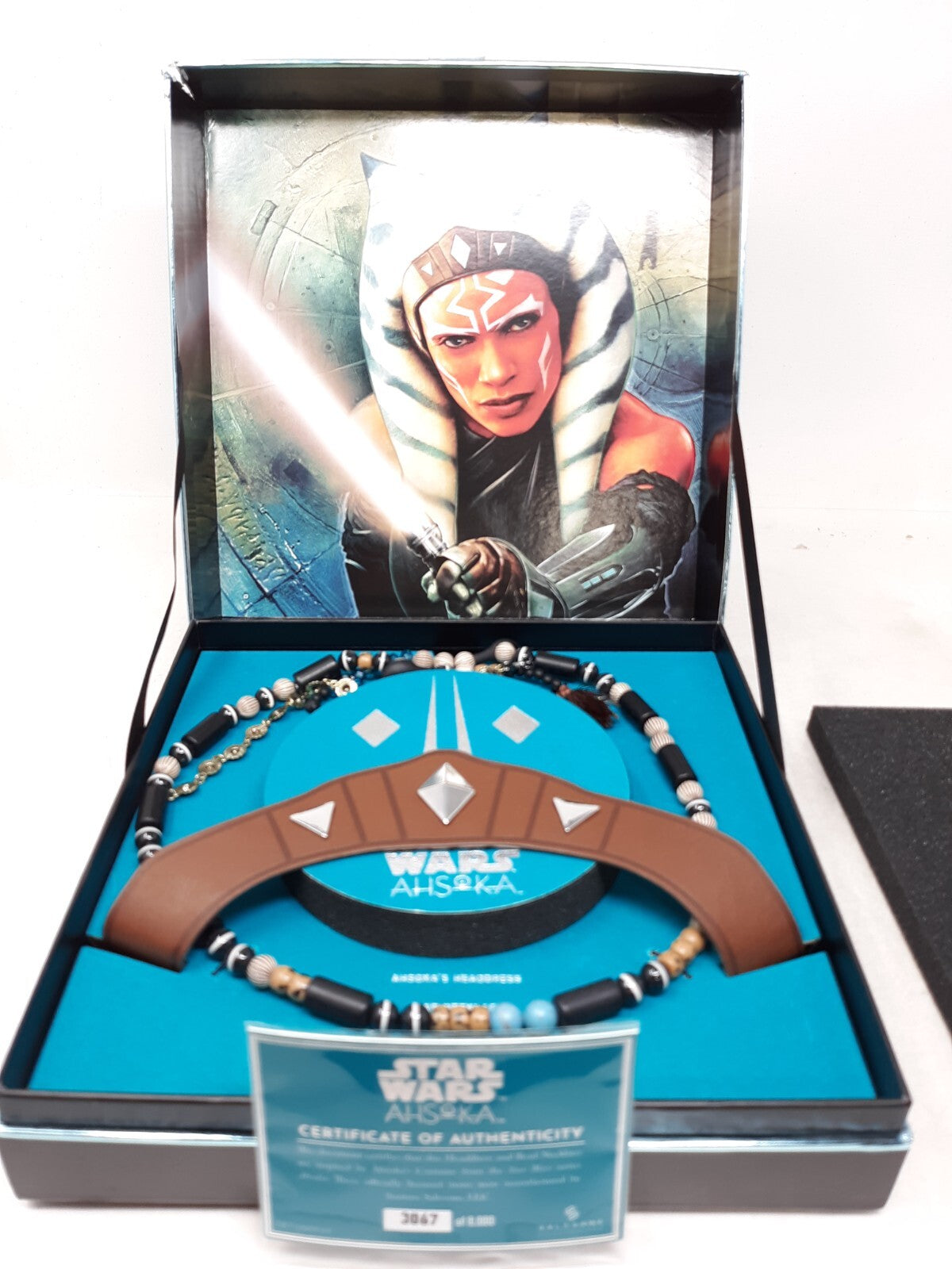 Limited Edition Ahsoka Tano Crown and Necklace. 3067 out of 8000