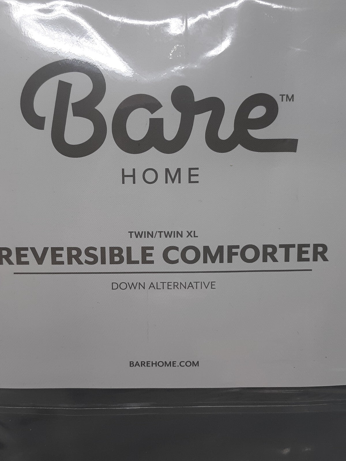Bare Home Ultra-Soft Reversible Comforter - Twin/Twin XL, Gray/Medium Blue