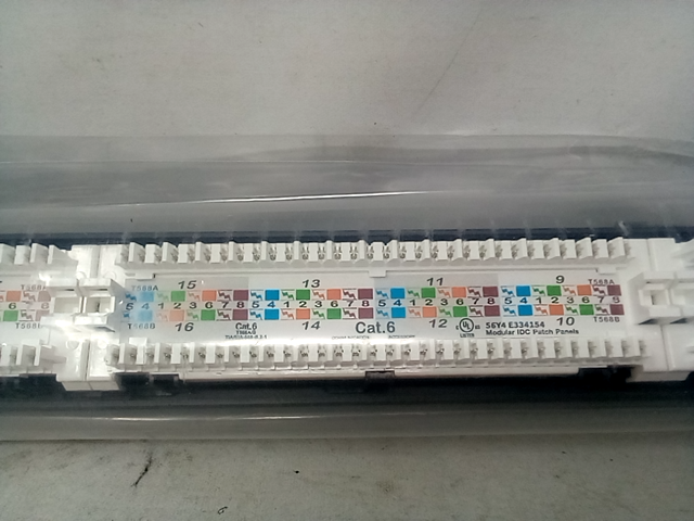 Tripp Lite N252-P24 24-Port 1U Rack-Mount Cat6 Patch Panel PoE+ Compliant