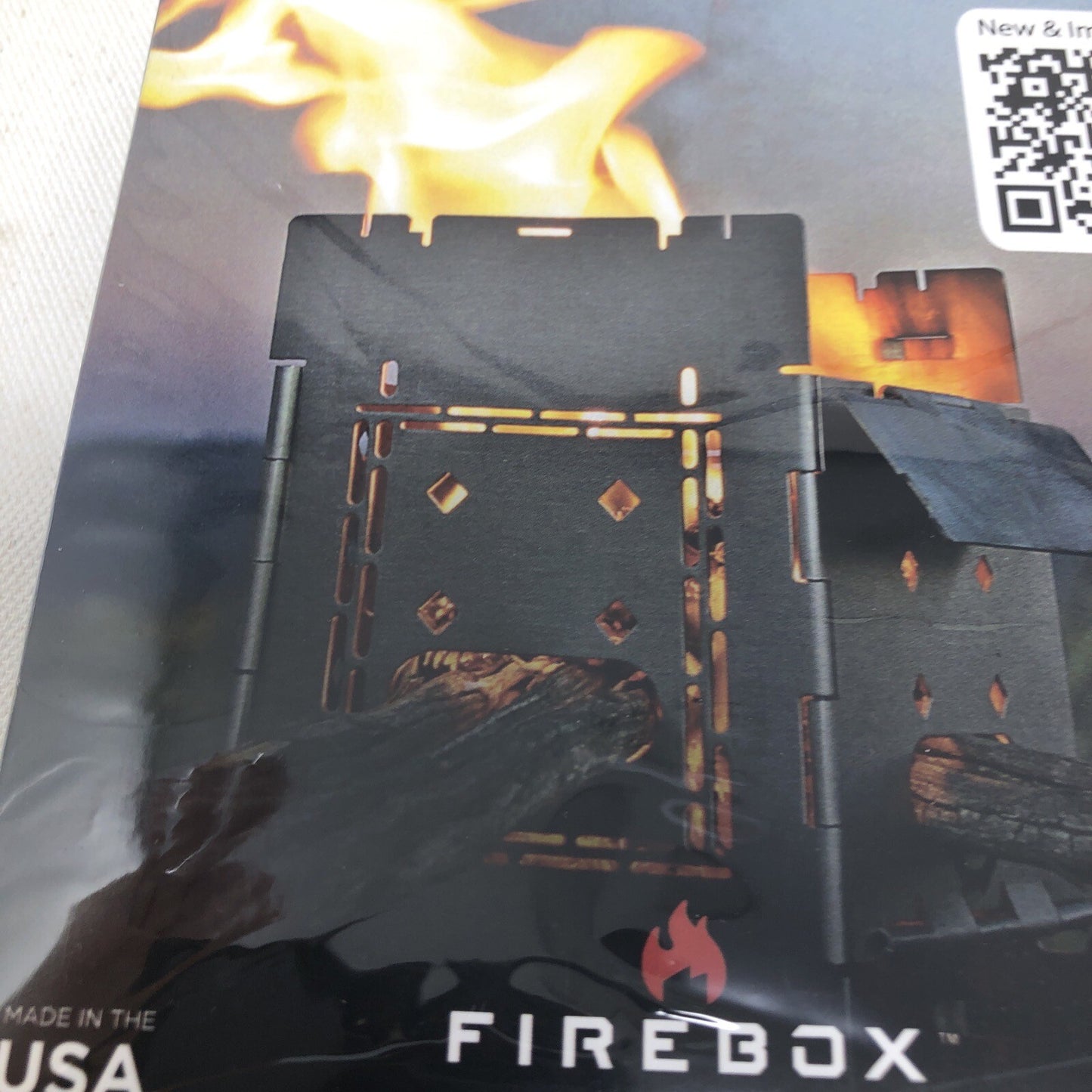 Firebox Campfire Stove Folding Stove 2 In A Box "Bushcraft" model