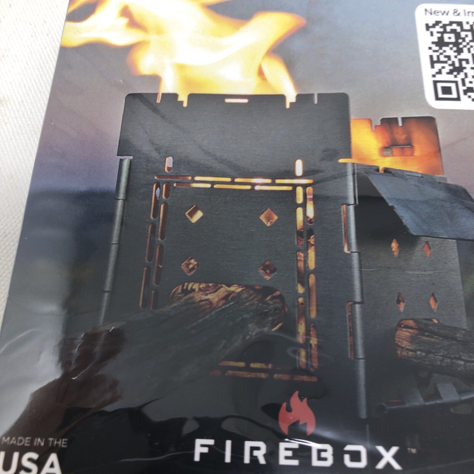 Firebox Campfire Stove Folding Stove 2 In A Box "Bushcraft" model