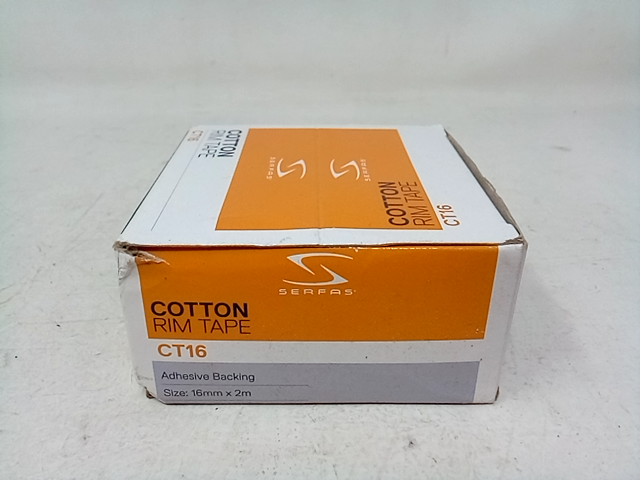 Serfas Cotton Bicycle Rim Tape 16Mm X 2M/10 Rolls Ct16 - All