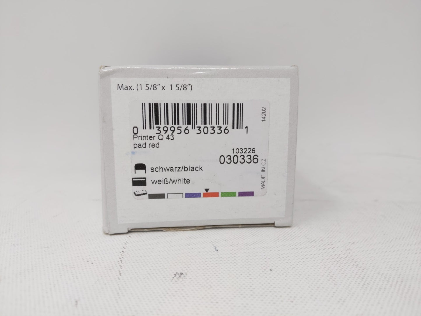 2000 PLUS Self-Inking Printer Q 43 / Dater RED ink NON NEGOTIABLE stamp