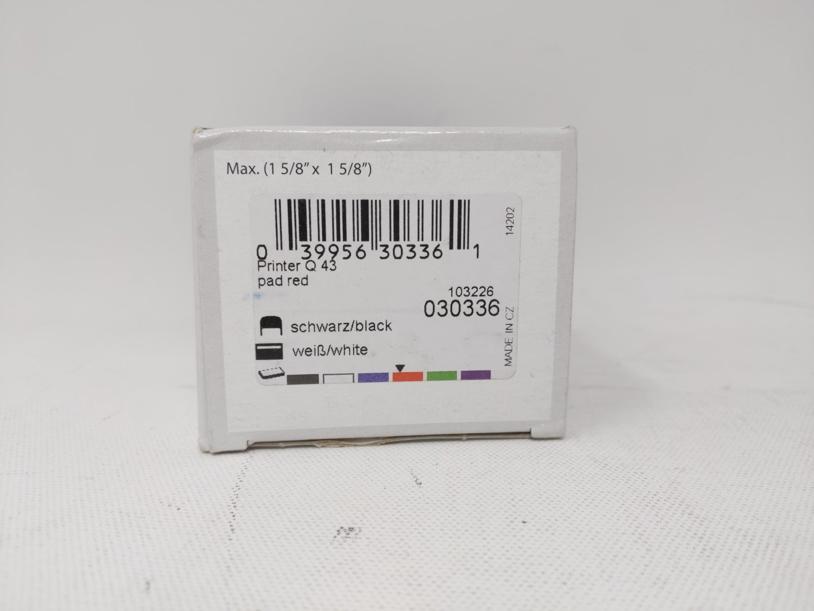2000 PLUS Self-Inking Printer Q 43 / Dater RED ink NON NEGOTIABLE stamp