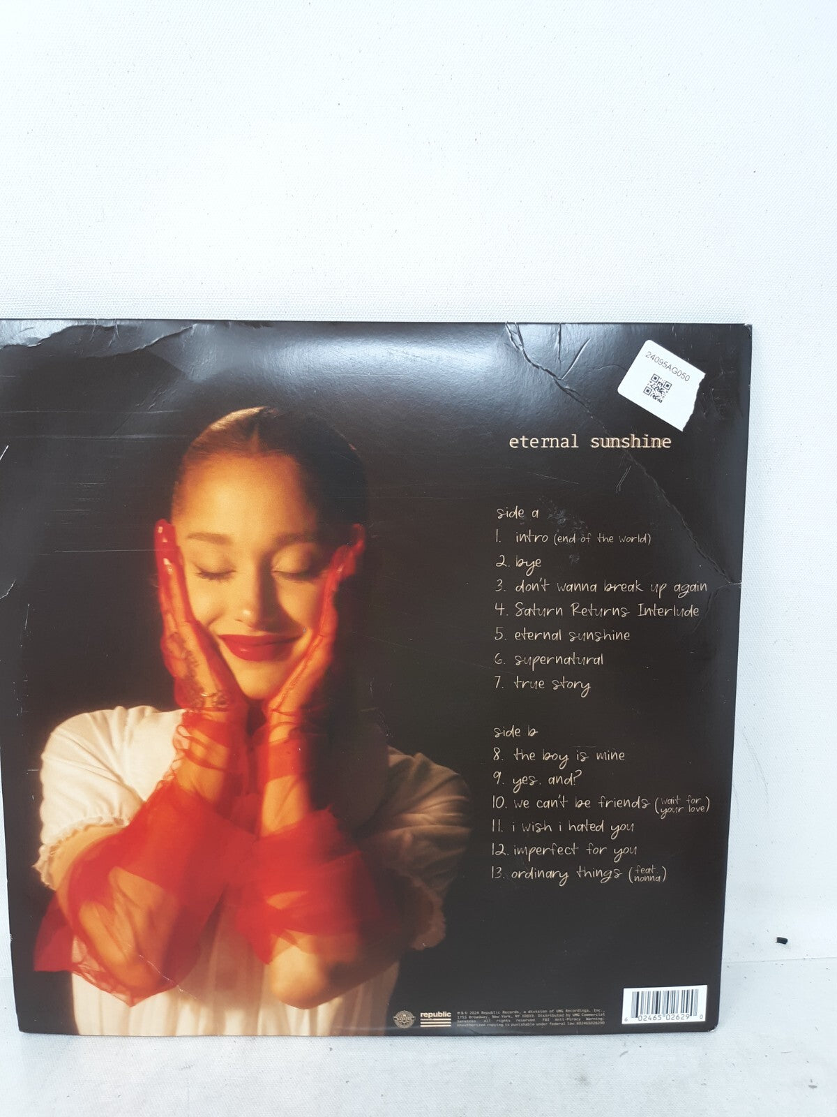 Ariana Grande - eternal sunshine - Ruby LP (Exclusive Cover #3)