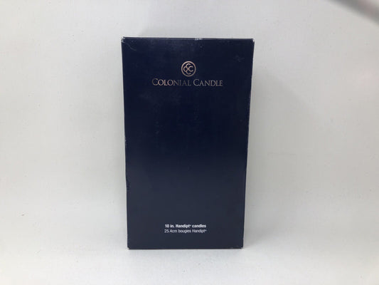 Colonial candle 10" handipt candles, item #naa10 , 12 per box Evergreen