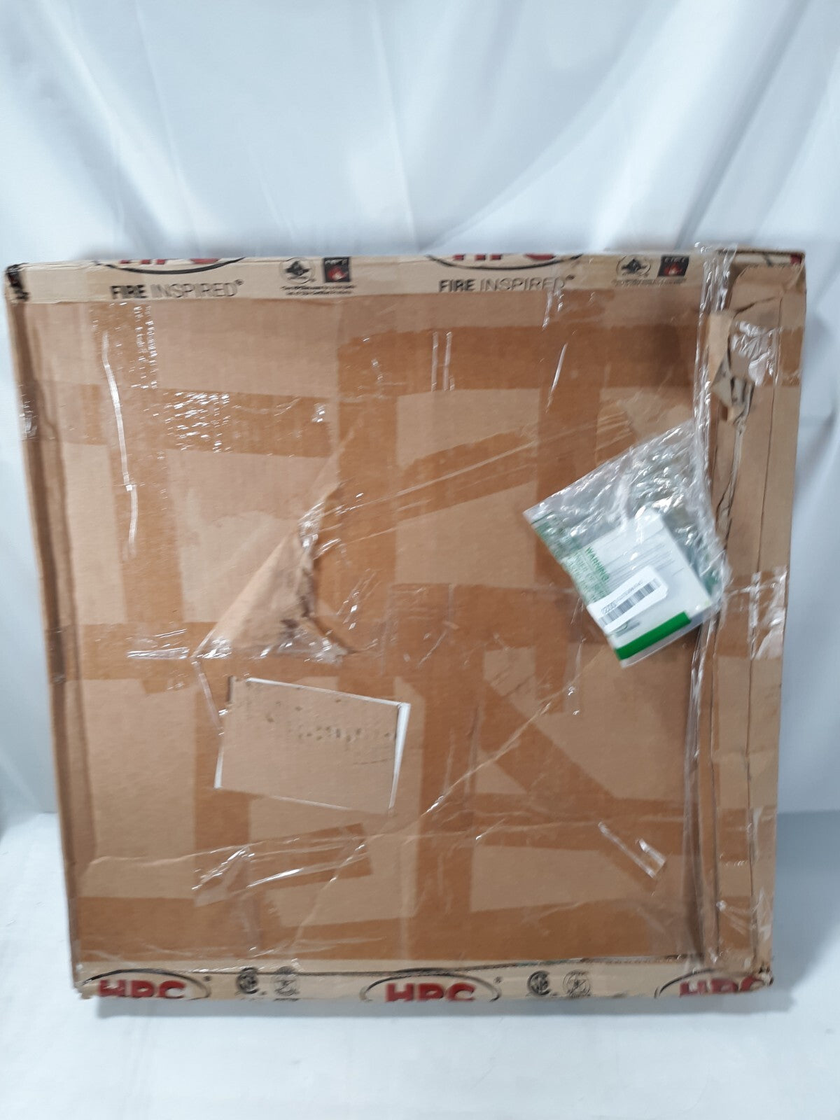 HPC Fire Square Stainless Steel Fire Pit Burner, 24in. x 24in., Propane Gas