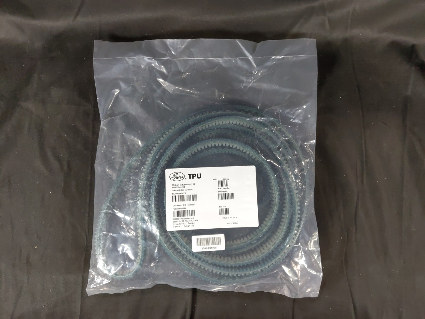 Gates TPU Welded Belt Steel 370350 Part number: 00078850