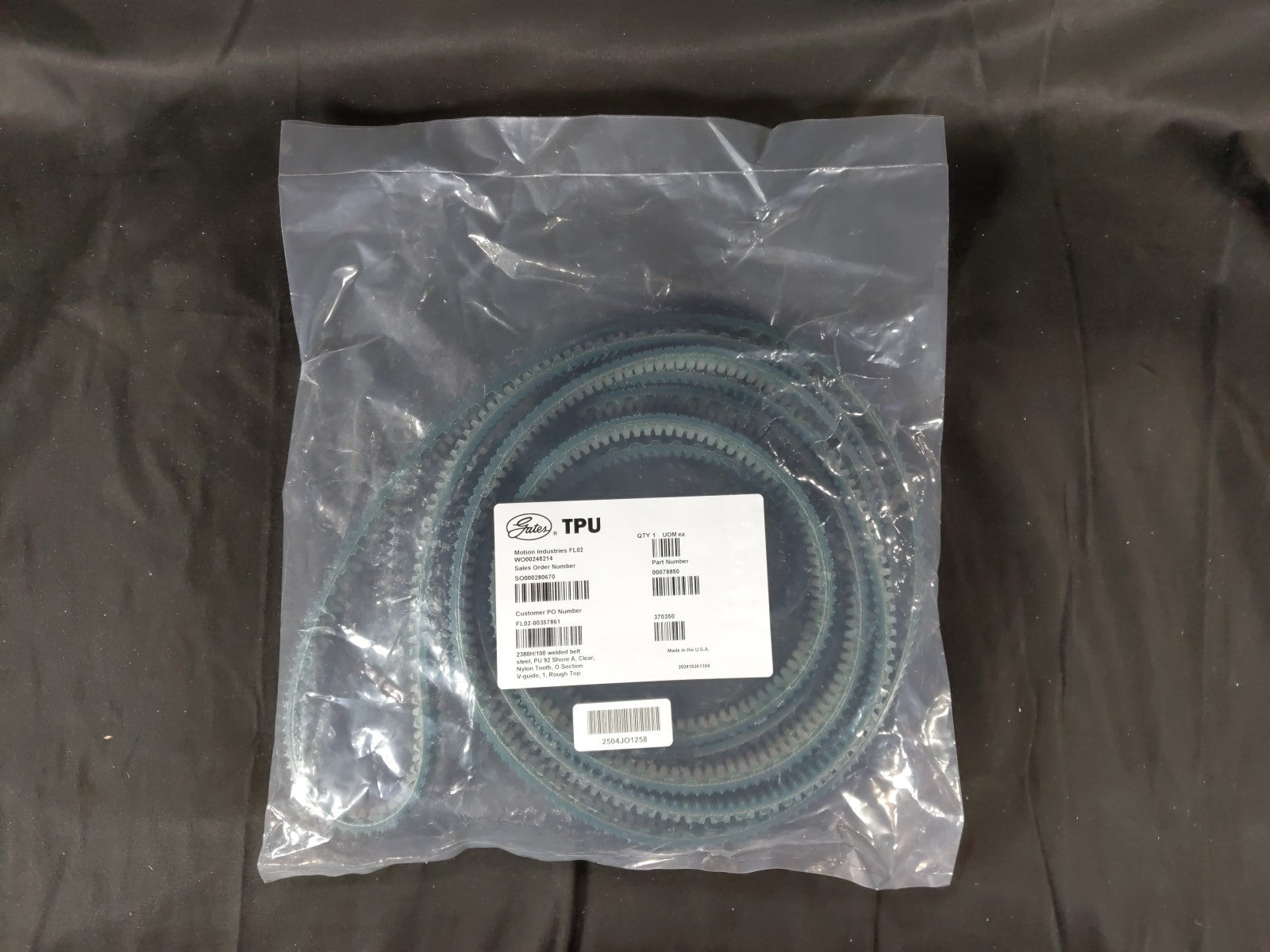 Gates TPU Welded Belt Steel 370350 Part number: 00078850