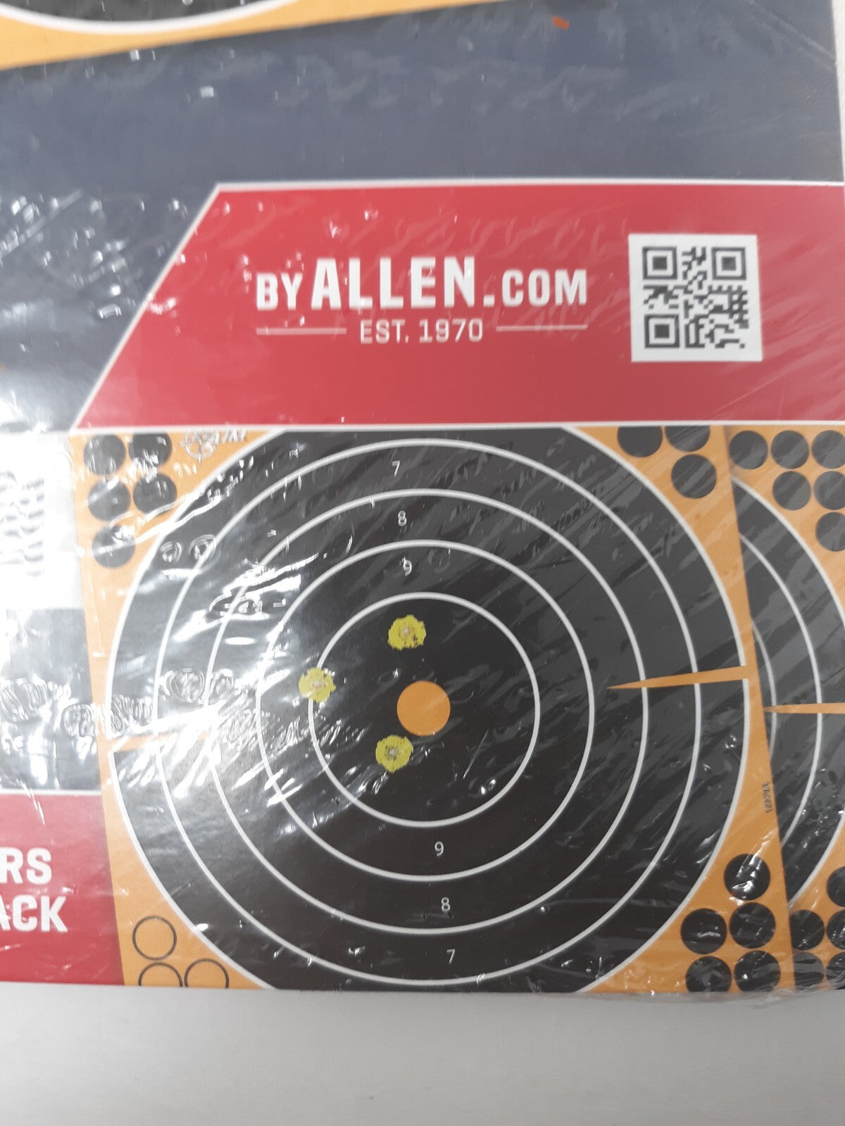 Allen EZAIM Adhesive Splash 12 Bullseye 4Pk