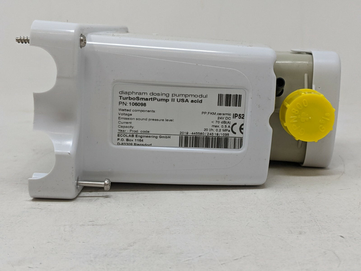 Ecolab TurboSmart Pump II -  P/N 106098