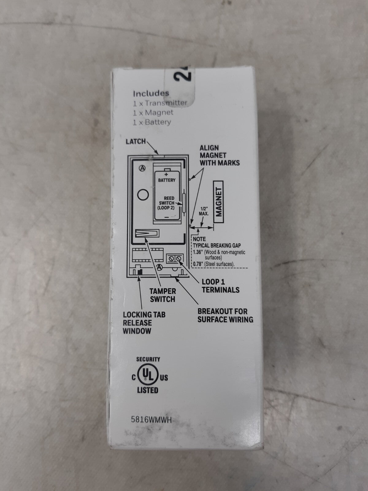 Honeywell 5816WMWH Door/Window Transmitter - White