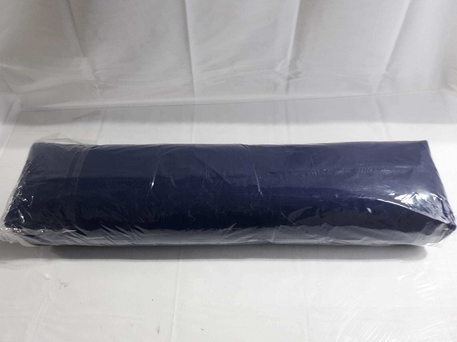 Yoga Bolster Rectangular Meditation Pillow 25" x 3" x 6" - Dark Blue