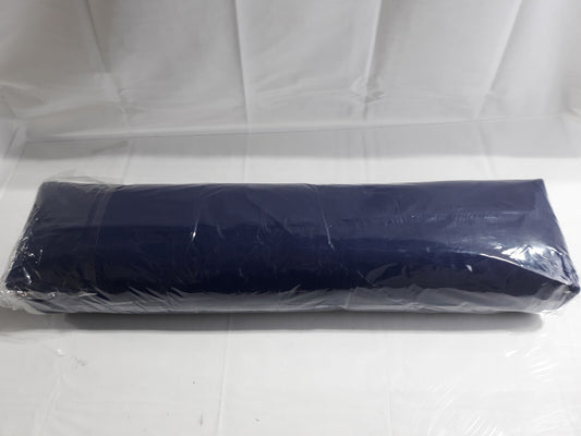 Yoga Bolster Rectangular Meditation Pillow 25" x 3" x 6" - Dark Blue