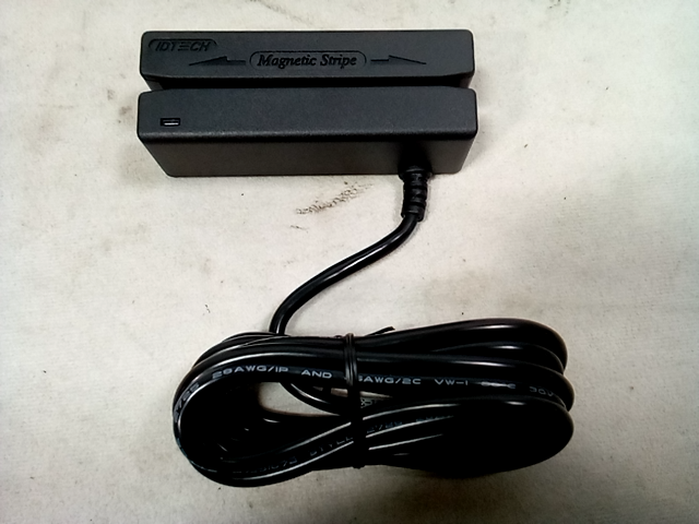 IDTECH MiniMag Magnetic Stripe Reader  IDMB-334133B, S/N 244U191055