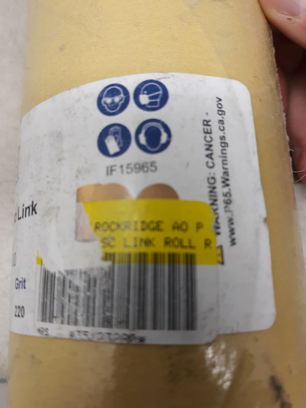 Rockridge AO Paper PSA Disc Roll 200Grit 100pcs