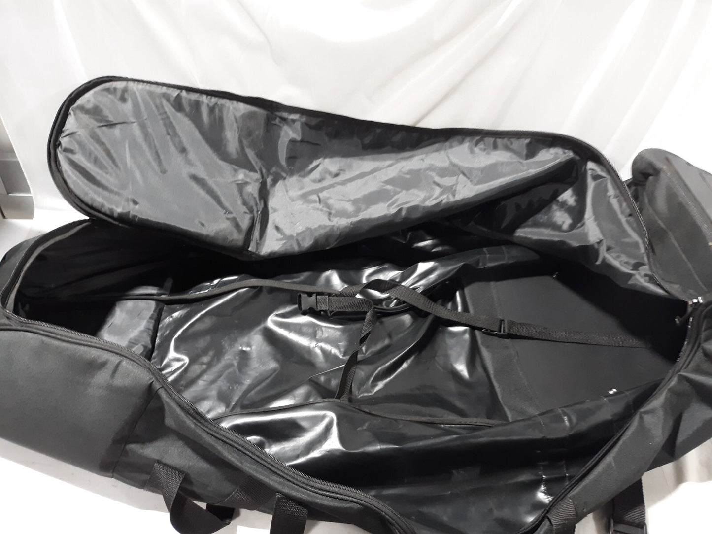 Himal Rolling Tactical Duffle Bag - Heavy-Duty Travel Gear Bag with Wheels, Blk