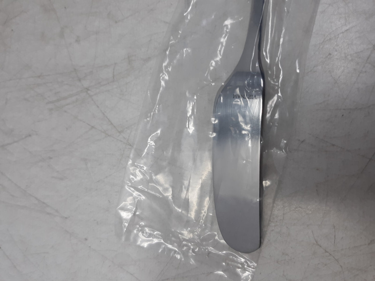 Ginkgo Stainless Steel Butter Spreaders Brushed Finish 7.5" Set of 8 w/ Box