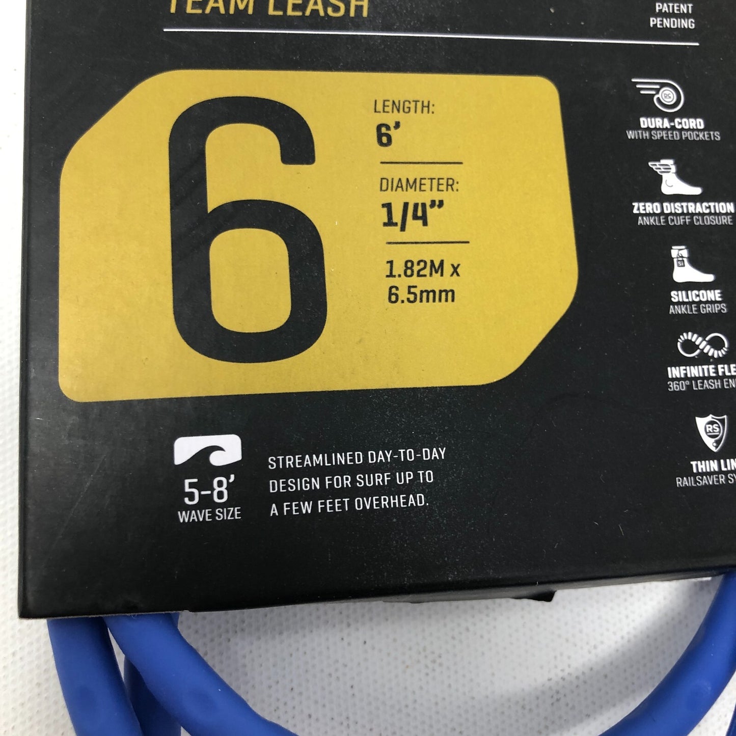 Dakine Kaimana Team Leash 6 ft-Blue
