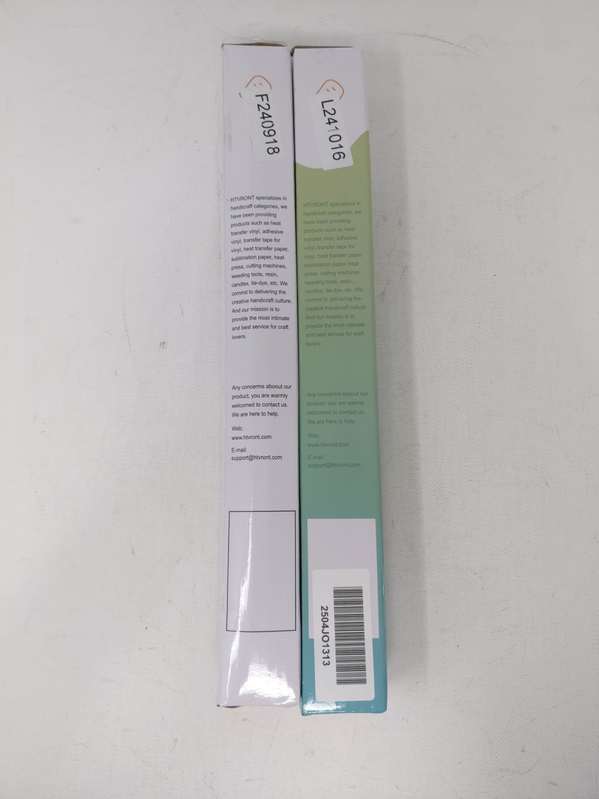 HTVRONT (2 pack) Sublimation Vinyl HTV Matte + Heat transfer viny 12" Tall