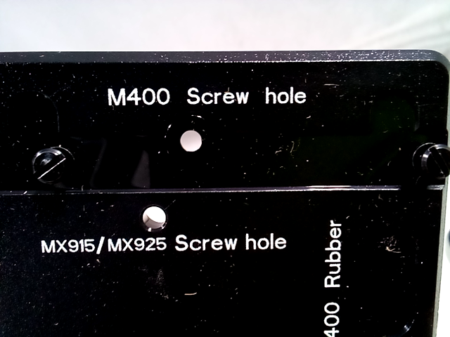 Mounting Bracket Kit - needs M400 Screw and MX915/925 Screw for Holes