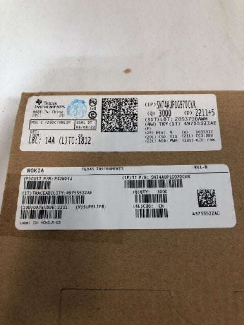 Texas Instruments- SN74AUP1G97DCKR - Reel of 3000