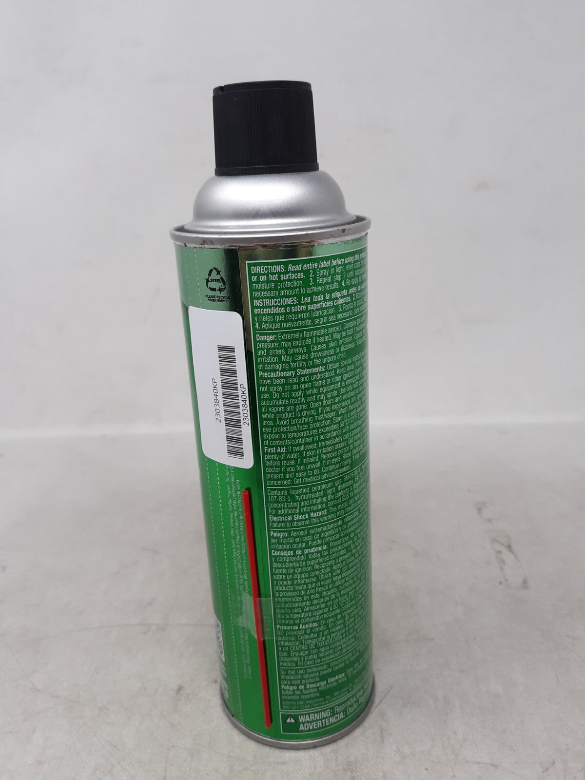 Crc 03204 Chute Lubricant, Silicone, H2 No Food Contact, 11 Oz Aerosol Can