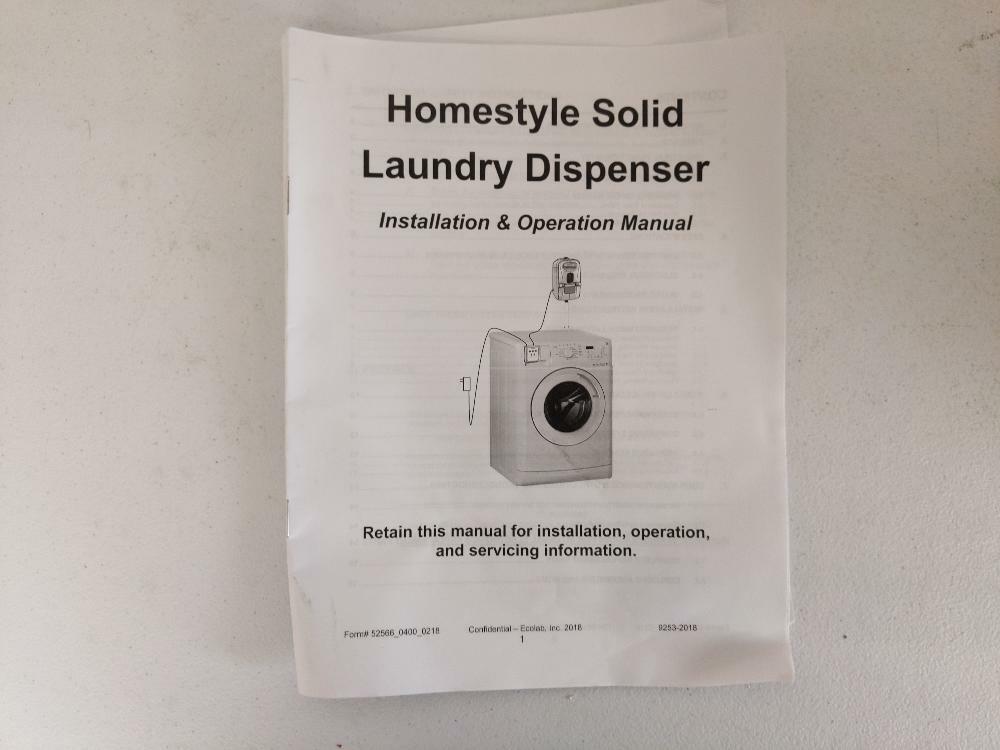 ECOLAB Homestyle Solid Laundry Dispenser