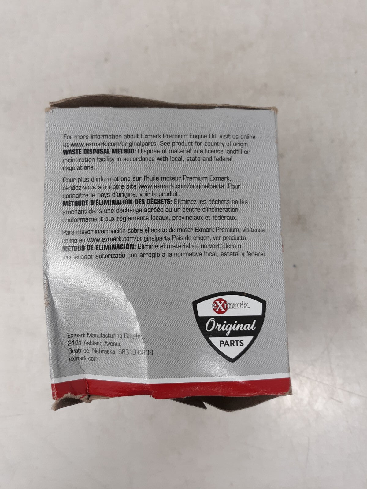 Exmark 126-5234 Filter Engine Oil Service Quest Radius E S Series 120-4276