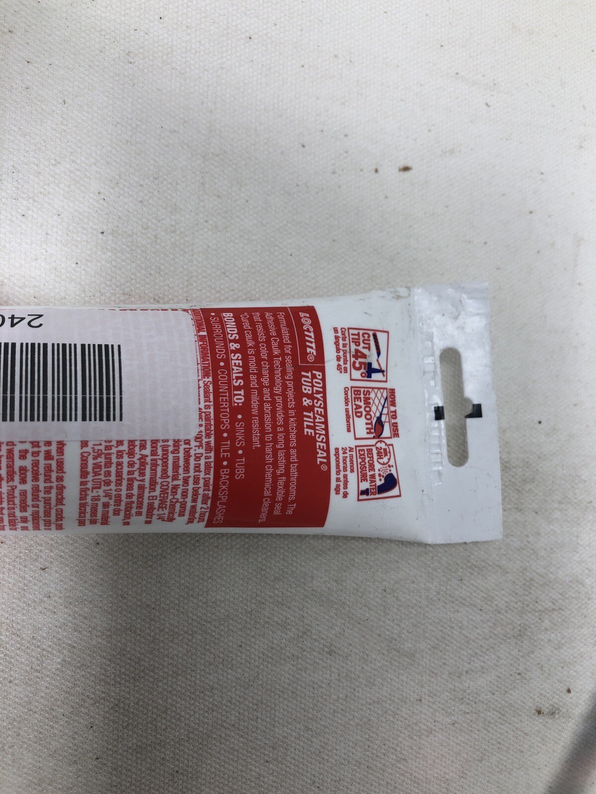 Loctite 1515861 Polyseamseal Tub and Tile Adhesive Caulk, 5.5-Ounce Tube, White