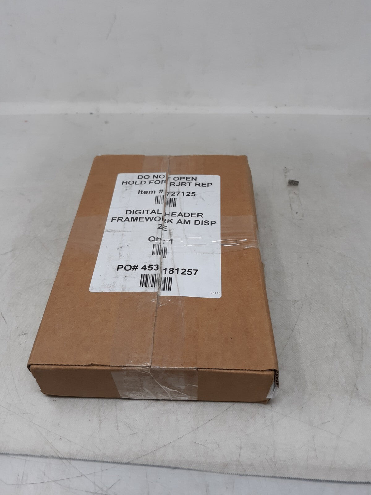 Digital Header Framework CFM Assembly Hardware Black (2A) 726917