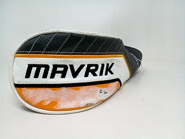 Callaway Mavrik 3 Golf Club Head Cover - Faux Fur Lined - Black/White/Orange