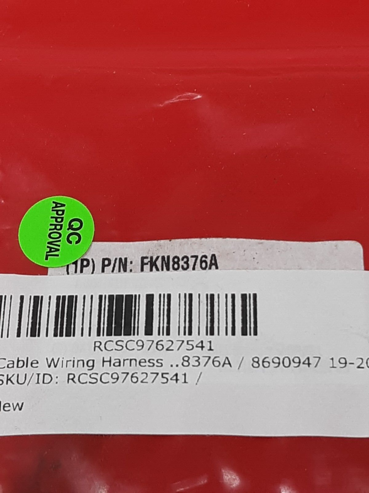 FKN8376A BATTERY POWER CABLE, Motorola