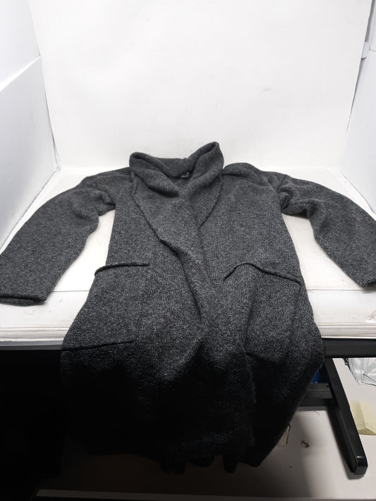 M Lounge Women Dark Grey Cardigan XS