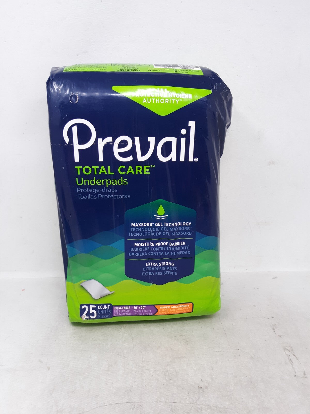 Prevail Total Care Underpads Heavy Absorbency UP-100/1 - 25 Ct