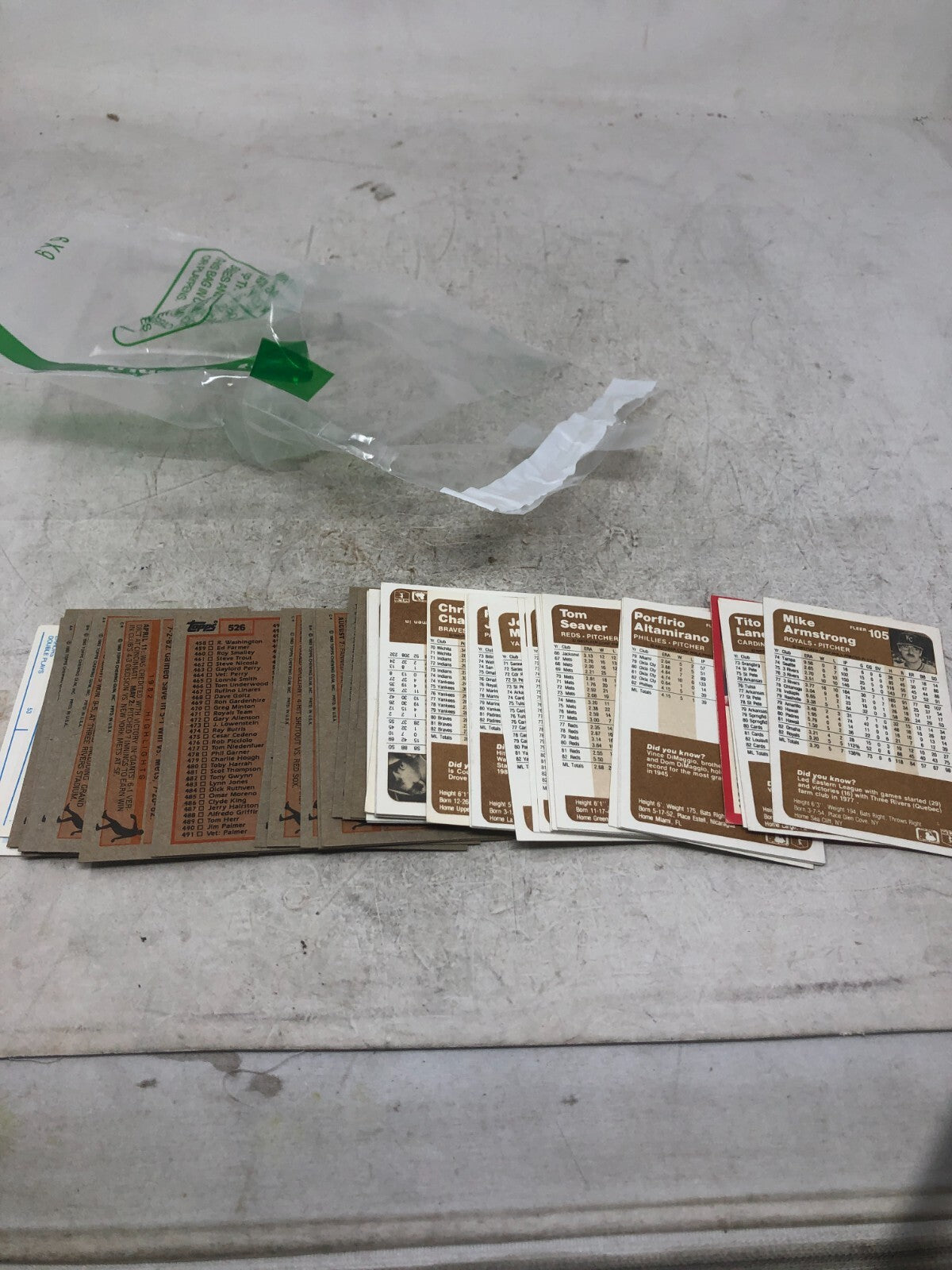 Assorted Baseball Cards