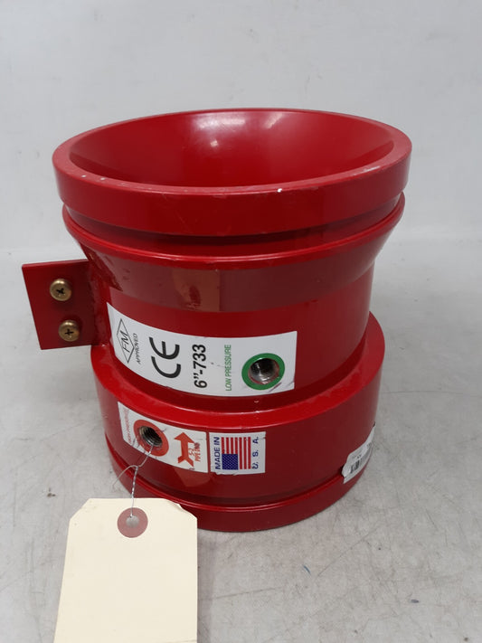 6” Fire Pump Flow Test Meter Pipe Connector
