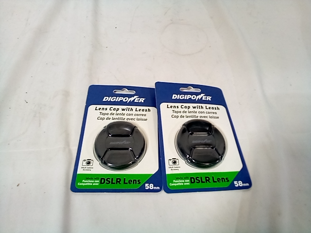 Lot of 2 Digipower DSLR Lens Cap for 58mm DSLR Lens